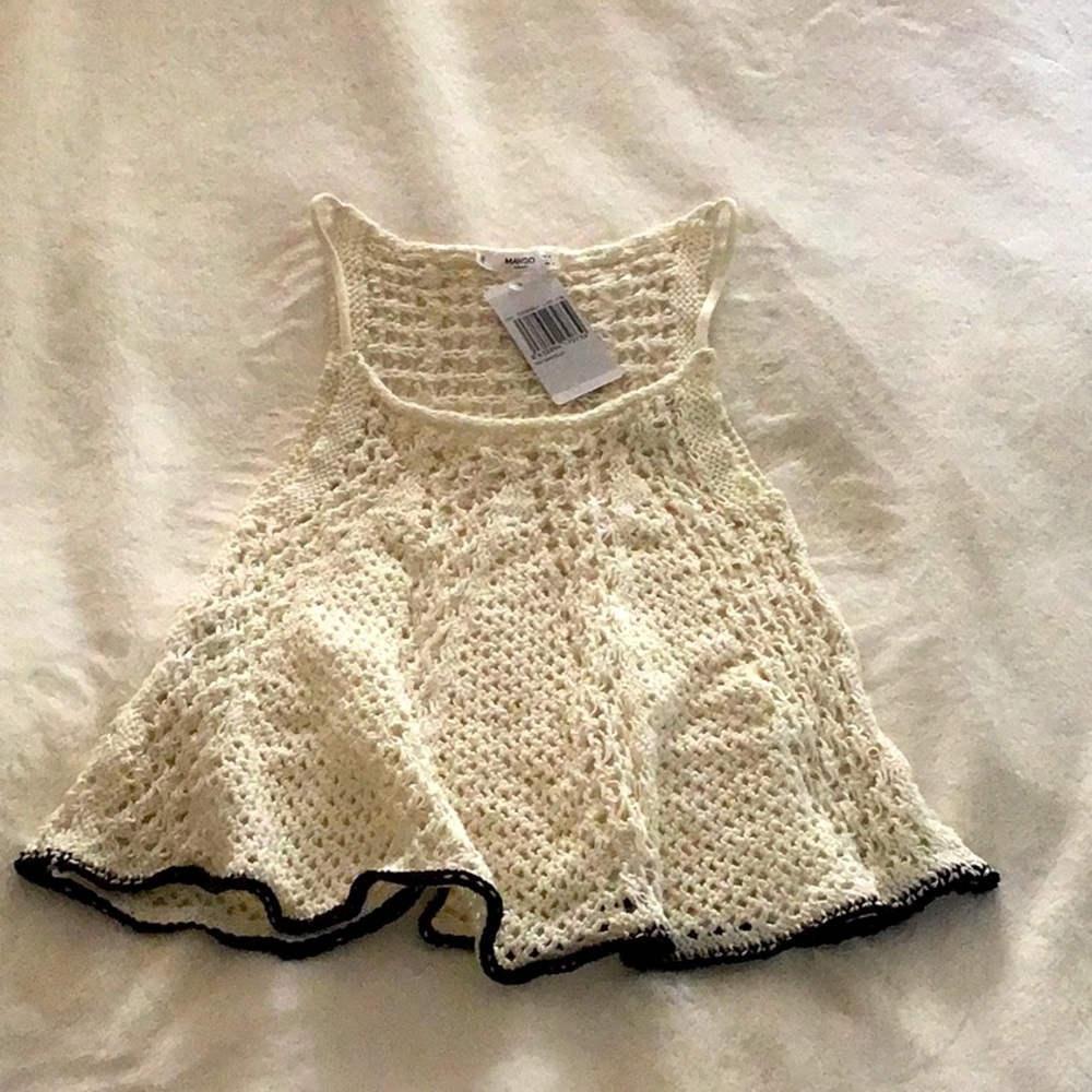 Crochet Summer Top Sz S.  Adorable! By Mango